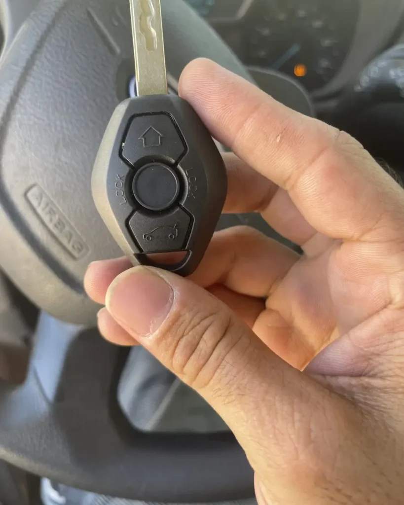 Car key made by 24/7 Quick Locksmith in the Coachella Valley