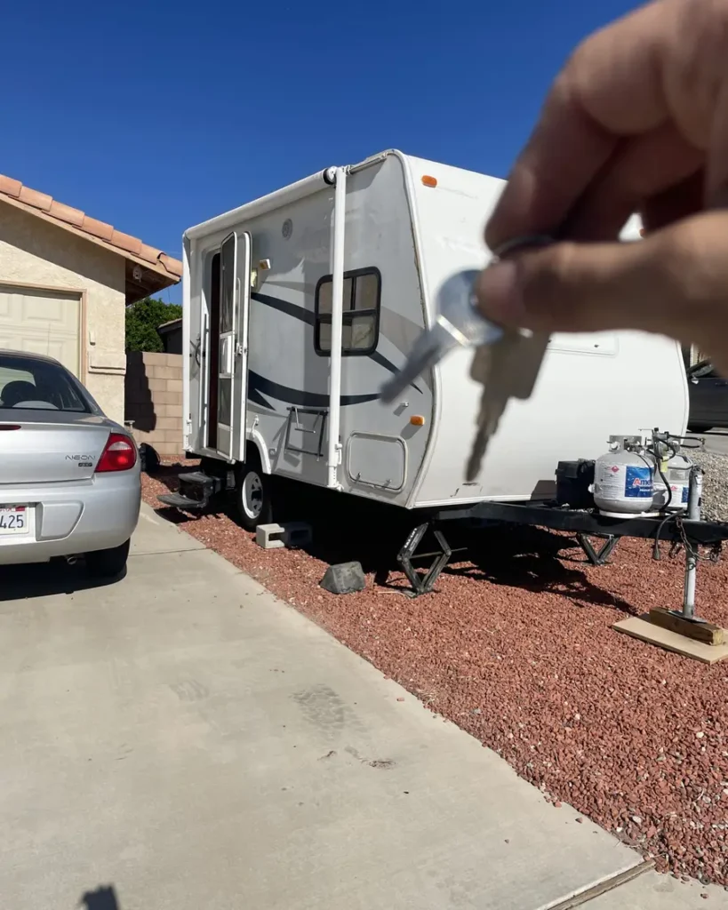Car key made by 24/7 Quick Locksmith in the Coachella Valley