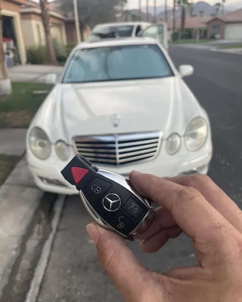 Car key made by 24/7 Quick Locksmith in the Coachella Valley