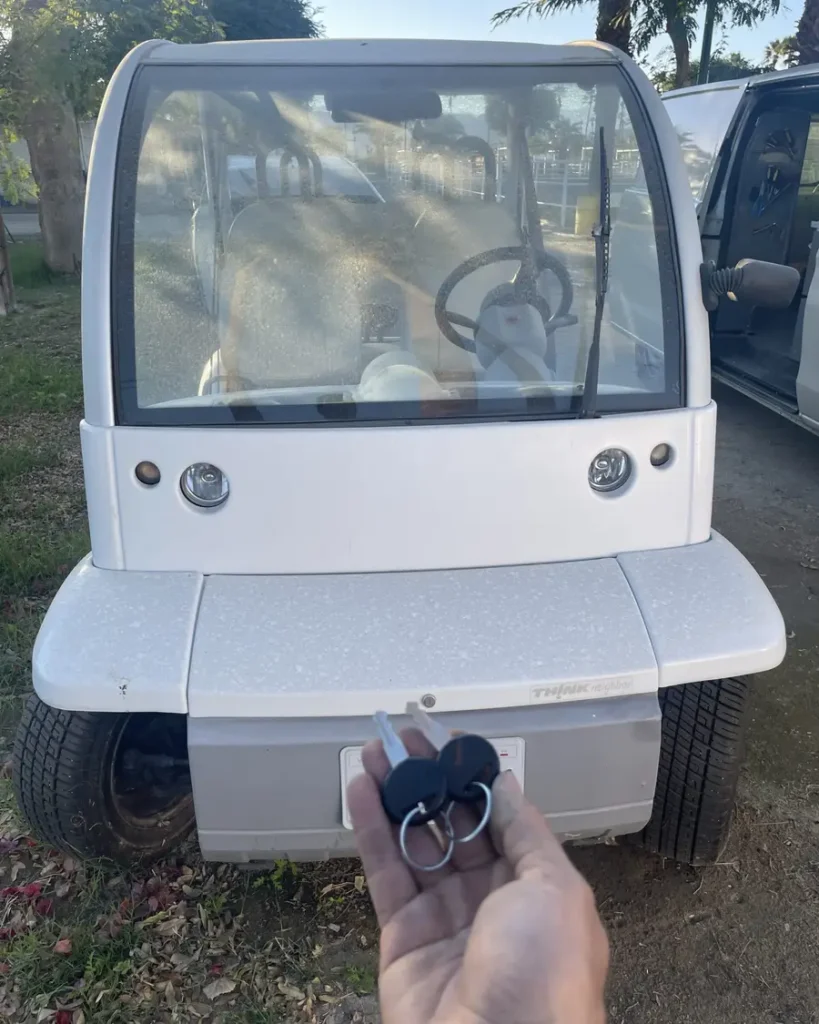 Car key made by 24/7 Quick Locksmith in the Coachella Valley