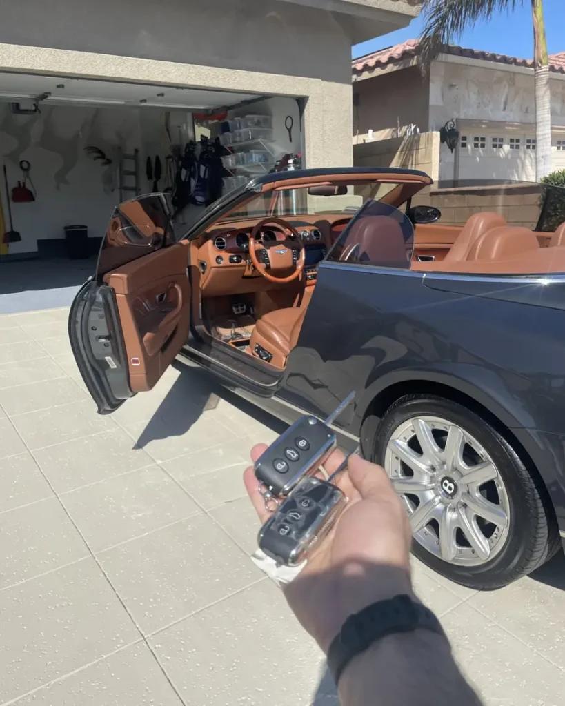 Car key made by 24/7 Quick Locksmith in the Coachella Valley